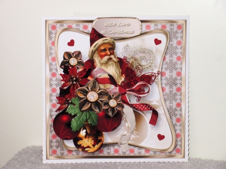 Vintage Father Christmas - Decoupage Card Mini Kit by Wayne Swan