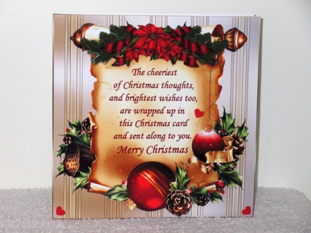 8x8 the Christmas scroll with verse by Wayne Swan