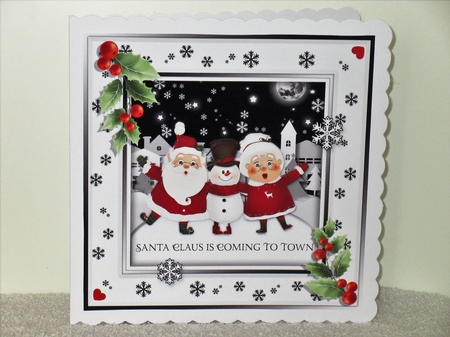 Santa Claus is Coming to Town 7x7 by Wayne Swan