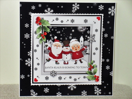 Santa Claus is Coming to Town 7x7 by Wayne Swan