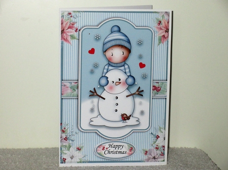 Andy With Snowman A5 Mini Kit by Wayne Swan