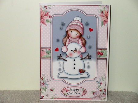 Chloe With Snowman A5 Mini Kit by Wayne Swan
