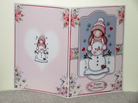 Chloe With Snowman A5 Mini Kit by Wayne Swan