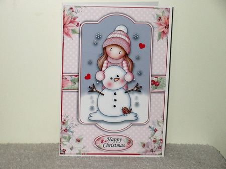 Chloe With Snowman A5 Mini Kit by Wayne Swan