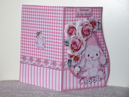 Baby Girl - Curved Edge Card Mini Kit by Wayne Swan