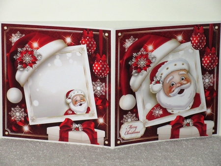 Christmas Red Card with Santa Claus Mini Kit by Wayne Swan