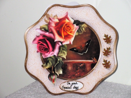 Hint of Autumn - Wavy Octagon Card Mini Kit by Wayne Swan