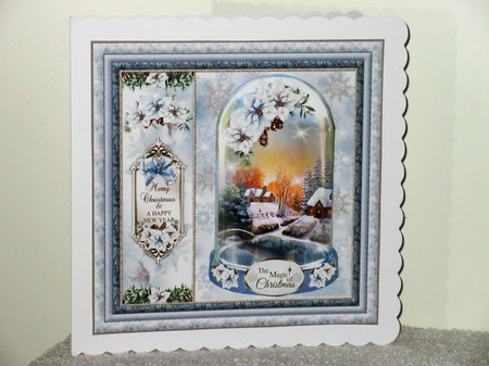 Festive Scenic Glass Dome Mini Page Kit by Wayne Swan