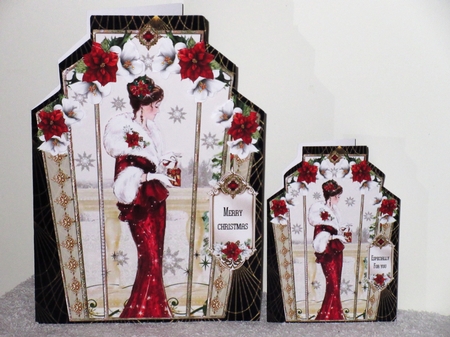 Festive Art Deco 5 - A5 Shaped Mini Page Kit by Wayne Swan