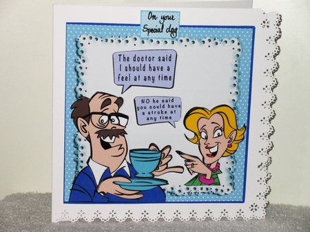 The Doctor Said - Decoupage by Wayne Swan