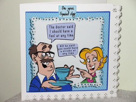 The Doctor Said - Decoupage by Wayne Swan