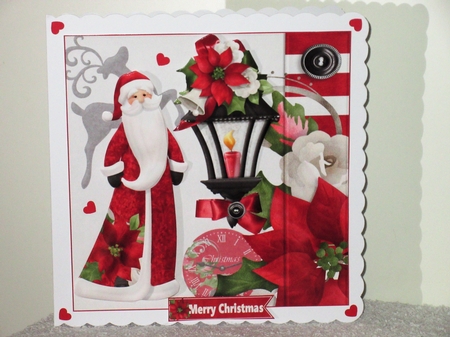8x8 Santa with lantern mini kit by Wayne Swan