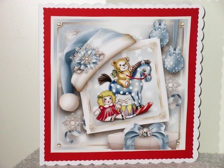 Christmas Winter Vintage Toys Mini Kit by Wayne Swan