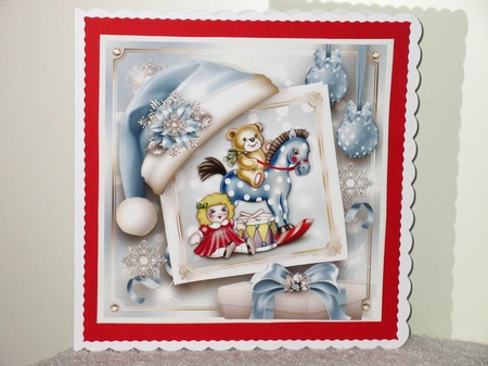 Christmas Winter Vintage Toys Mini Kit by Wayne Swan