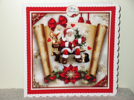 Christmas Santa Claus with Cute Animals Mini Kit by Wayne Swan