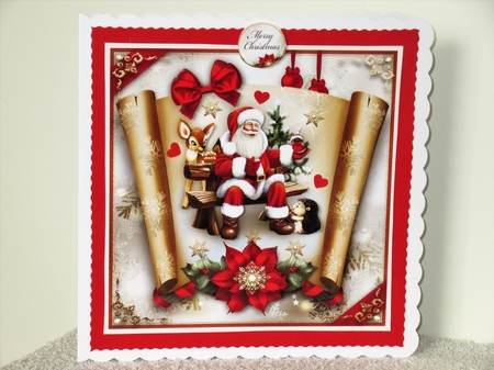 Christmas Santa Claus with Cute Animals Mini Kit by Wayne Swan