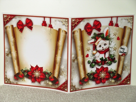 Christmas Winter Cute Bunny Mini Kit by Wayne Swan