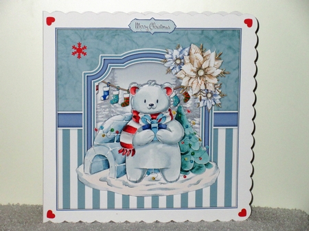 The Festive Polar Bear by Wayne Swan