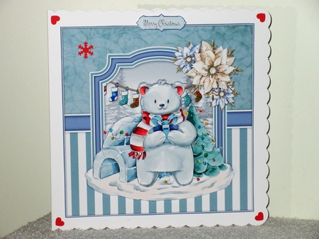 The Festive Polar Bear by Wayne Swan