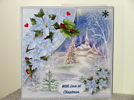 The Miracle of Christmas (No Verse)  - Decoupage Corner Card Mini Kit by Wayne Swan
