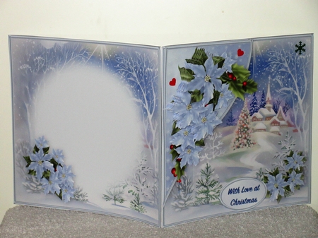 The Miracle of Christmas (No Verse)  - Decoupage Corner Card Mini Kit by Wayne Swan