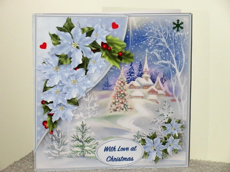 The Miracle of Christmas (No Verse)  - Decoupage Corner Card Mini Kit by Wayne Swan