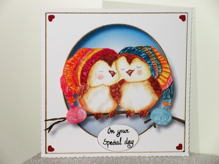 Birthday Birds Couple by Wayne Swan