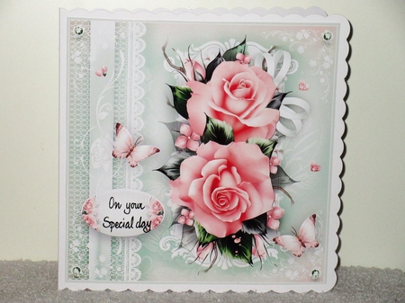Bouquet Vintage Pastel Rose Mini Kit by Wayne Swan