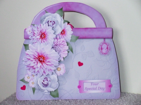 Pretty Posy - Handbag Card Mini Kit by Wayne Swan