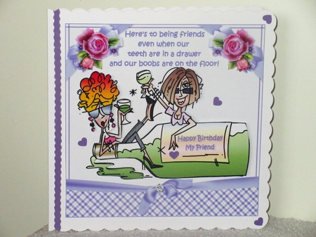 8x8 Rita and JJ best friends mini kit by Wayne Swan