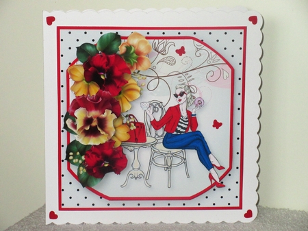 Coffee Break - Decoupage Card Mini Kit by Wayne Swan