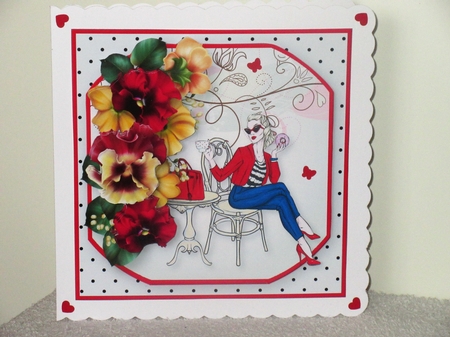 Coffee Break - Decoupage Card Mini Kit by Wayne Swan