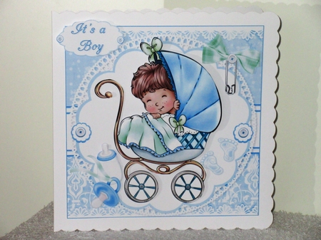 8x8 Sweet baby boy mini kit by Wayne Swan