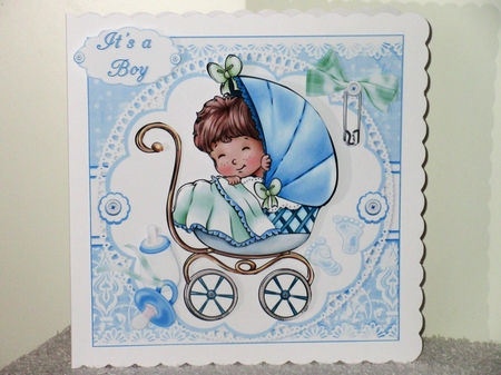8x8 Sweet baby boy mini kit by Wayne Swan