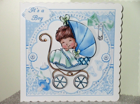 8x8 Sweet baby boy mini kit by Wayne Swan