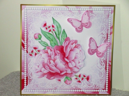 Pink Peonies Mini Kit by Wayne Swan