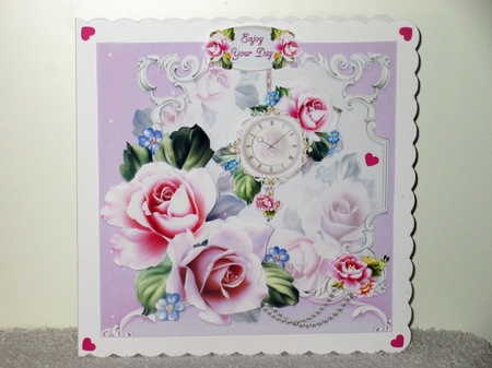 8x8 Shabby chic roses mini kit by Wayne Swan
