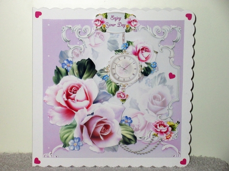 8x8 Shabby chic roses mini kit by Wayne Swan
