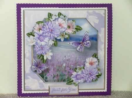 Field of Flowers - Decoupage Card Mini Kit by Wayne Swan