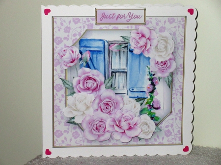 Shuttered Window - Decoupage Card Mini Kit by Wayne Swan