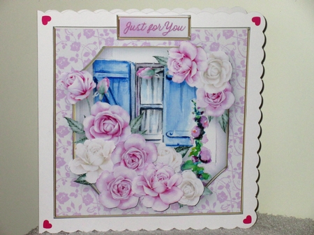 Shuttered Window - Decoupage Card Mini Kit by Wayne Swan
