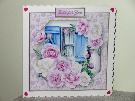 Shuttered Window - Decoupage Card Mini Kit by Wayne Swan