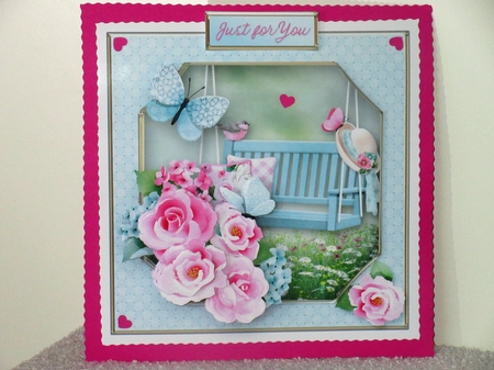 Garden Swing - Decoupage Card Mini Kit by Wayne Swan