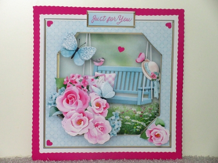 Garden Swing - Decoupage Card Mini Kit by Wayne Swan