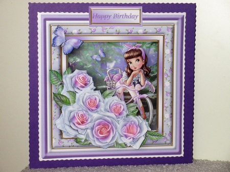 Cycle Run - Layered Frame Card Mini Kit by Wayne Swan