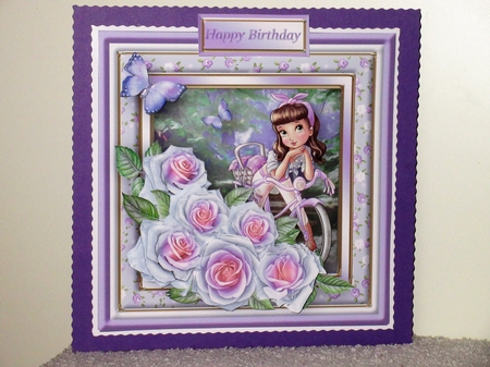 Cycle Run - Layered Frame Card Mini Kit by Wayne Swan