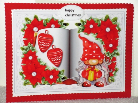 Christmas Book Cute Gnome  Mini Kit by Wayne Swan