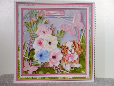 Puppy Love - Decoupage Card Mini Kit by Wayne Swan