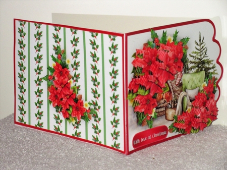 Fireside Christmas - 5 x 7 Side Fold Card Mini Kit by Wayne Swan