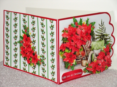 Fireside Christmas - 5 x 7 Side Fold Card Mini Kit by Wayne Swan
